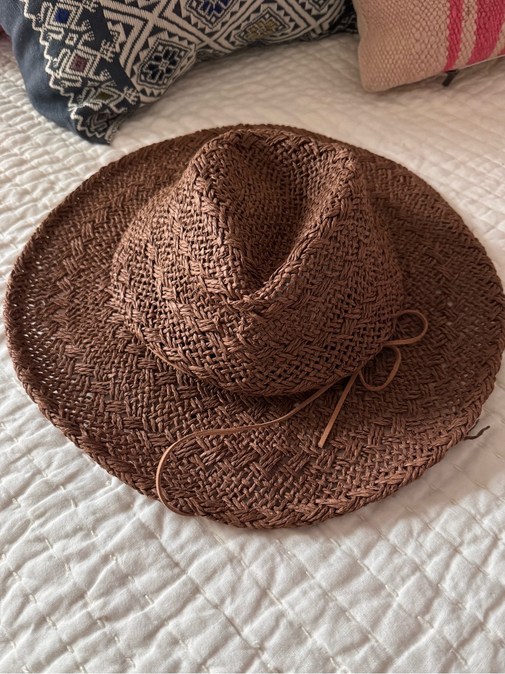 Jjill raffia cowboy style hat, EUC